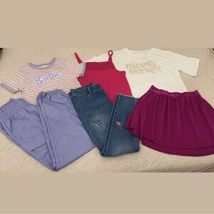 Bundle of 6pcs (3 matching sets) for girls size XL/14. Good conditions, like new